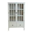 Home4you Vitriinkapp DEVON 80.5x35xH136cm valge_04 - 89138 - 4741243891388 - BauMarket.ee