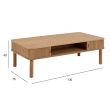 Home4you Diivanilaud LANGLEY 130x70xH40cm natura_02 - AC104168 - 5713941330604 - BauMarket.ee