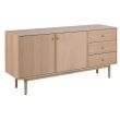 Home4you Kummut ASTON 160x40x75cm hele tamm_01 - AC21092 - 5713941177889 - BauMarket.ee
