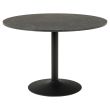 Home4you Söögilaud IBIZA D110xH74cm must marmor_01 - AC21438 - 5713941195203 - BauMarket.ee