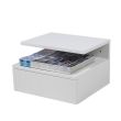 Home4you Öökapp ASHLAN 35x32xH225cm valge_03 - AC50671 - 5705994697377 - BauMarket.ee
