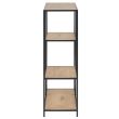 Home4you Riiul SEAFORD 77x35xH114cm metsik tamm_04 - AC74547 - 5705994978957 - BauMarket.ee