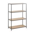 Home4you Riiul SEAFORD 77x35xH114cm tamm_01 - AC75966 - 5705994996128 - BauMarket.ee