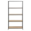 Home4you Riiul SEAFORD 77x35xH150cm tamm_03 - AC75968 - 5705994996142 - BauMarket.ee