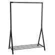 Home4you Riiete stange BRENT 117x59xH165cm must/_01 - AC76661 - 5713941018526 - BauMarket.ee
