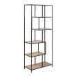 Home4you Riiul SEAFORD 77x35xH185cm tamm_01 - AC81243 - 5705994978964 - BauMarket.ee