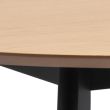 Home4you Söögilaud ROXBY D105xH76cm tamm/must_02 - AC85661 - 5713941107497 - BauMarket.ee