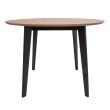 Home4you Söögilaud ROXBY D105xH76cm tamm/must_03 - AC85661 - 5713941107497 - BauMarket.ee