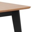 Home4you Söögilaud ROXBY 120x80xH76cm tamm/must_02 - AC88004 - 5713941135315 - BauMarket.ee