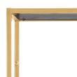 Home4you Riiul SEAFORD 77x35xH185cm must/kuldne_08 - AC88159 - 5713941137203 - BauMarket.ee