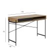 Home4you Kirjutuslaud ANGUS 110x50xH75cm tamm_02 - AC90080 - 5713941159540 - BauMarket.ee