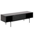 Home4you TV-laud ANGUS 140x40xH44cm must_01 - AC90711 - 5713941166500 - BauMarket.ee