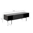 Home4you TV-laud ANGUS 140x40xH44cm must_02 - AC90711 - 5713941166500 - BauMarket.ee