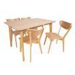 Home4you Söögilauakomplekt ROXBY laud 4 tooli t_04 - AC977041 - 4741617108425 - BauMarket.ee