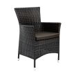 Home4you Aiamööblikomplekt WICKER laud 2 tooli_02 - K133481 - 4741617103505 - BauMarket.ee