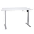 Home4you Töölaud ERGO 1 mootoriga 140x80cm halli_01 - K186726 - 4741617106674 - BauMarket.ee