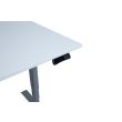 Home4you Töölaud ERGO 2 mootoriga 160x80cm halli_05 - K186875 - 4741617106605 - BauMarket.ee