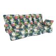 Home4you Kiigepadjad ROMA 108x56x10cm tume lille_01 - T0891472 - 4741451894720 - BauMarket.ee