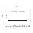 Home4you Kiigekatus MONTREAL-2 160x190cm_02 - T0990765 - 4741451907659 - BauMarket.ee