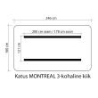 Home4you Kiigekatus MONTREAL-3 160x246cm beež_02 - T0991761 - 4741451917610 - BauMarket.ee