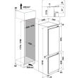 Külmik Whirlpool integreeritav 177 cm 189/79 l 34 dB elektrooniline juhtimine valge_02 - WHC18D011B1 - 8003437055874