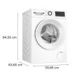 Pesumasin Bosch eestlaetav 9 kg i-DOS Seeria 6 1600 p/min valge_05 - WGG246FASN - 4242005430970