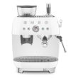 Espresso kohvimasin kohviveskiga Smeg 50`ndate stiil valge_01 - EGF03WHEU - 8017709329853