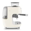 Espresso kohvimasin kohviveskiga Smeg 50`ndate stiil kreem_03 - EGF03CREU - 8017709329839
