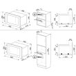 Mikrolaineahi Smeg Linea integreeritav 20 l 1000/800 W neptuunhall_02 - FMI120G - 8017709325442