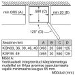 Külmik Bosch 186 cm 219/86 l 42 dB elektrooniline juhtimine No-Frost rv teras_04 - KGN36NLEA - 4242005191239