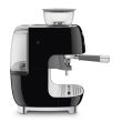 Espresso kohvimasin kohviveskiga Smeg 50`ndate stiil must_03 - EGF03BLEU - 8017709329846