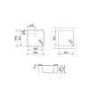 Valamu Smeg Quadra 45 cm alt monteeritav/tööpinnale paigaldus käsitsi graniit betoon_02 - VZP45CT - 8017709294120