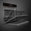 Ahi auru- ja mikrolainefunktsiooniga Smeg Dolce Stil Novo 68 l A+ aurupuhastus must/vask_03 - SO6606WAPNR - 8017709292423