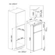 Külmik Smeg integreeritav 144 cm 176/44 l 37 dB valge_02 - D8140E - 8017709337575