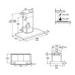 Õhupuhastaja Electrolux seina 60 cm 600m3/h 70 dB rv teras/must_05 - LFT526X - 7332543982363