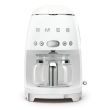 Filterkohvimasin Smeg 50`ndate stiil valge_01 - DCF02WHEU - 8017709280550
