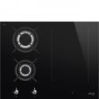Pliidiplaat Smeg Classic 2 x gaas 2 x induktsioon flexi tsoon 65 cm must lõigatud serv_01 - PM3643D - 8017709290191