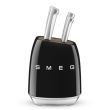 Kööginugade komplekt Smeg 50`ndate stiil must_01 - KBSF02BL - 8017709344191