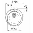 Valamu Franke RON 610-39 valamu roostevaba teras matt_02 - 101.0714.972 - 7612986402919
