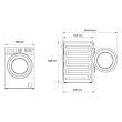 Pesumasin Beko eestlaetav 9 kg 1400 p/min inverter_06 - BM3WFSU39413WPBB1 - 8690842635090