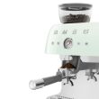 Espresso kohvimasin kohviveskiga Smeg 50`ndate stiil pastellroheline_06 - EGF03PGEU - 8017709329860