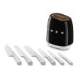 Kööginugade komplekt Smeg 50`ndate stiil must_05 - KBSF02BL - 8017709344191