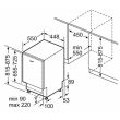Nõudepesumasin Neff integreeritav 45 cm 46 dB_05 - S853HKX20E - 4242004286004