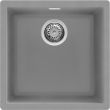 Valamu Smeg Quadra 45 cm alt monteeritav/tööpinnale paigaldus käsitsi graniit betoon_01 - VZP45CT - 8017709294120