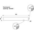 Tööpinna õhupuhastaja Whirlpool 86 cm 603 m3/h must_03 - WDO93FBK - 8003437209512