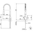 Segisti Smeg pööratav tila 360° dušivoolik kroom_02 - MID9CR - 8017709216948
