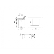 Valamu Smeg 45 cm Quadra pealt paigaldatav käsitsi graniit hall_02 - VZ45CT - 8017709311711