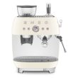 Espresso kohvimasin kohviveskiga Smeg 50`ndate stiil kreem_01 - EGF03CREU - 8017709329839
