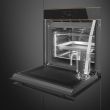 Ahi auru- ja mikrolainefunktsiooniga Smeg Dolce Stil Novo 68 l A+ aurupuhastus must/vask_04 - SO6606WAPNR - 8017709292423