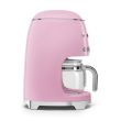 Filterkohvimasin Smeg 50`ndate stiil pastellroosa_03 - DCF02PKEU - 8017709302993